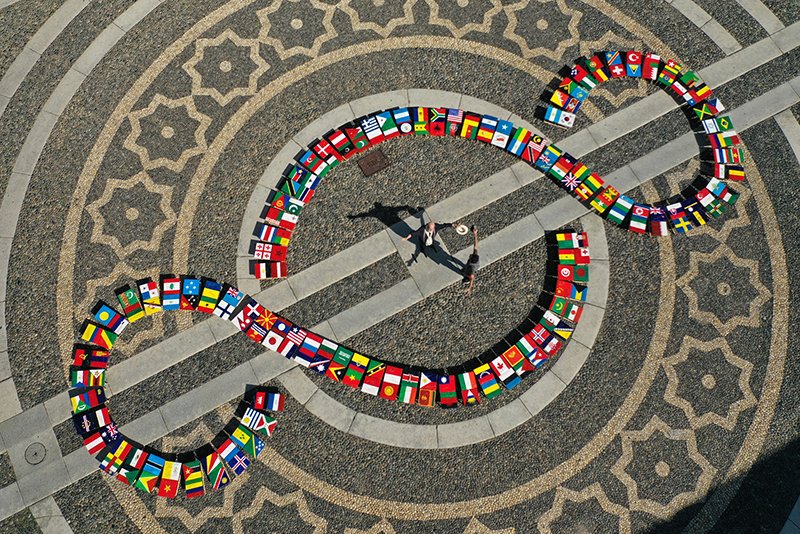 La bandiera del mondo