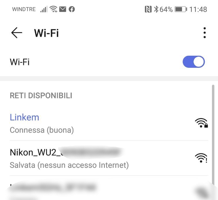 connessione WiFI