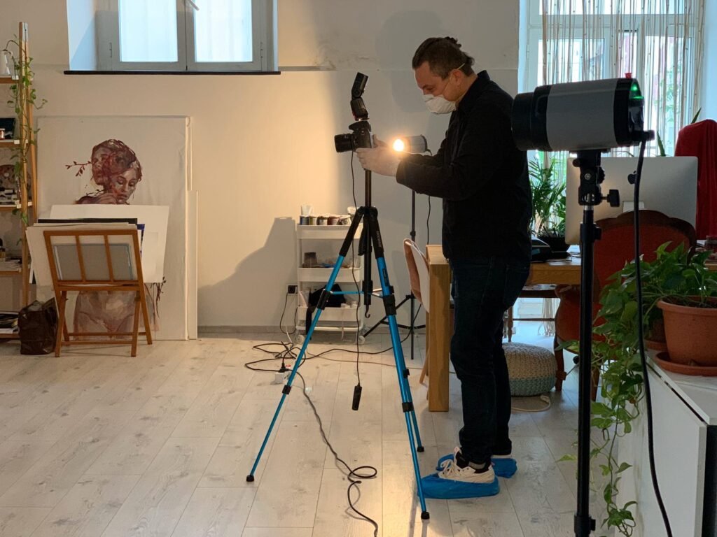 fotografo di opere d'arte