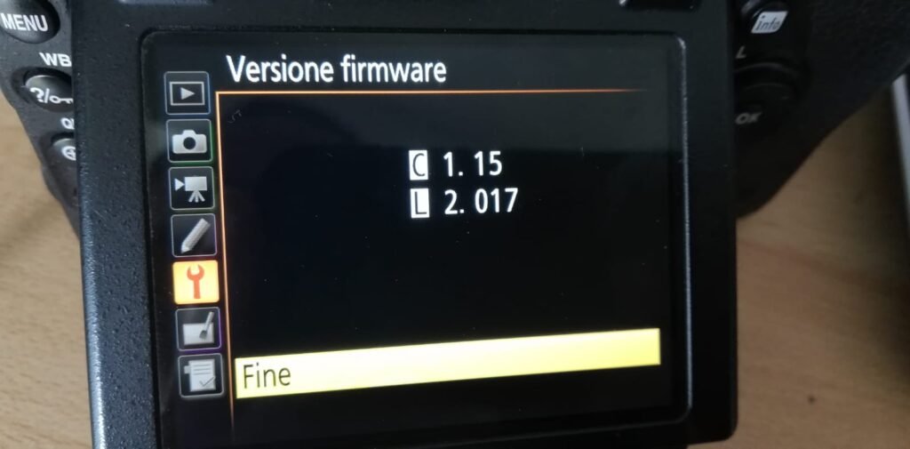 aggiornamento fotocamera