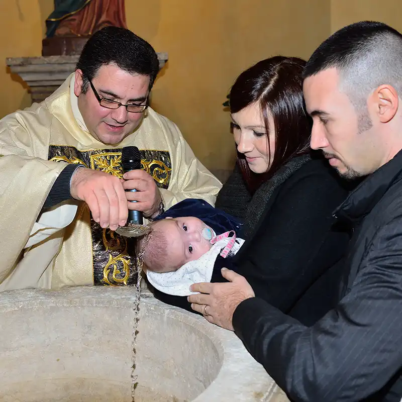 foto battesimo a casa