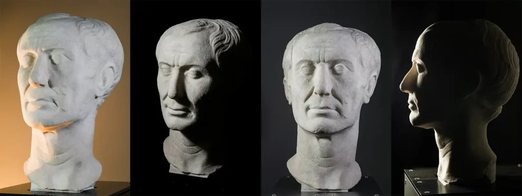 Foto Opera d'arte busto di Cesare